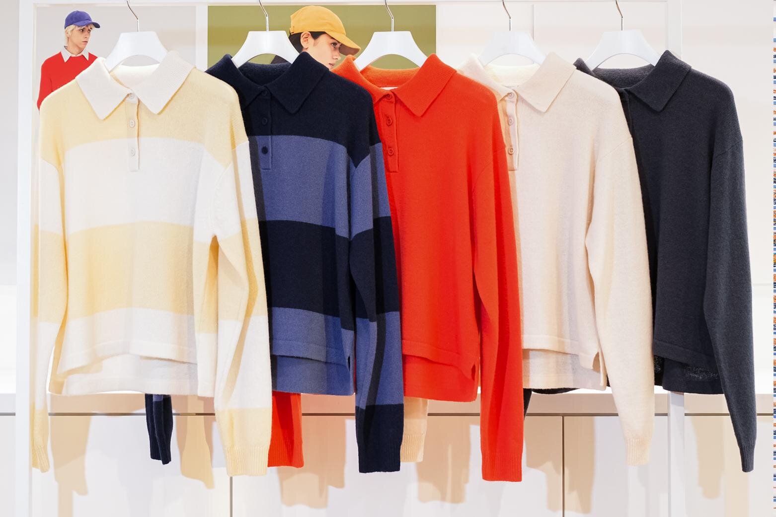 ユニクロ×JW アンダーソン 25年秋冬ウィメンズ、英国“チェック裏地”の中綿ジャケット＆ニットポロ