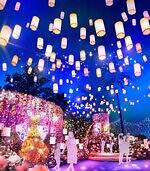 大阪・ひらかたパーク“バラ”が彩る25年イルミネーション、上空にランタン浮かぶ広場＆巨大ツリー｜写真10