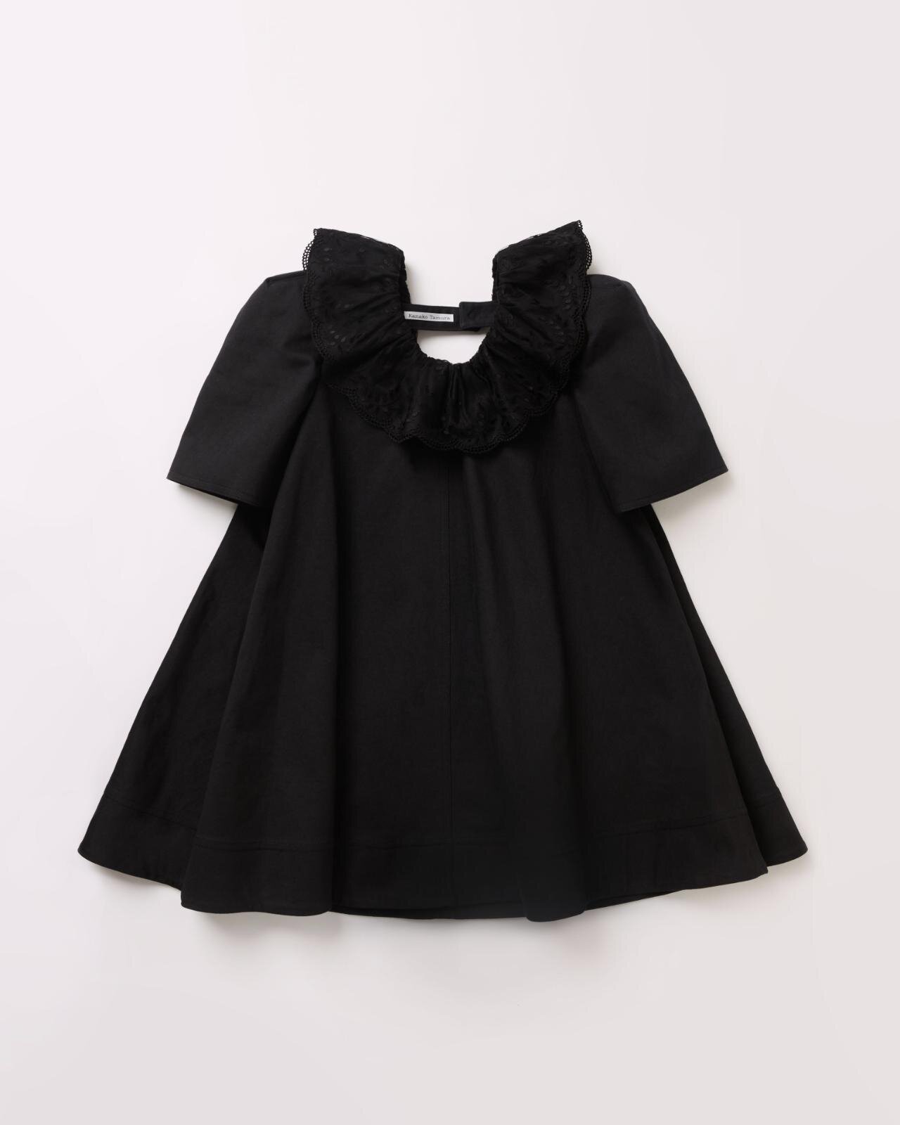 スクエアショルダーデニムドレス 99,000円(S ワンサイズ、ブラック)