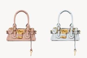 クロエ「パディントン」バッグに"くすみピンク＆アクアグレー”のスモールショルダー