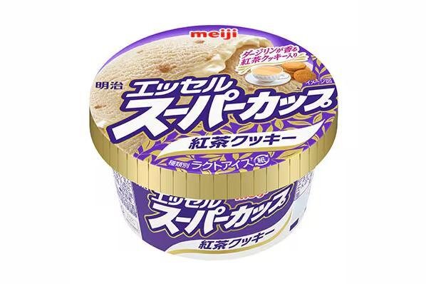 「明治 エッセル スーパーカップ 紅茶クッキー」200mL 194円 