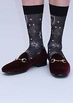 キワンダキワンダ“ポップ・アート風”バナナの靴下や煌めく星柄ソックス - ユニセックスで｜写真2