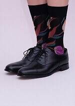 キワンダキワンダ“ポップ・アート風”バナナの靴下や煌めく星柄ソックス - ユニセックスで｜写真16