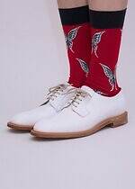 キワンダキワンダ“ポップ・アート風”バナナの靴下や煌めく星柄ソックス - ユニセックスで｜写真9