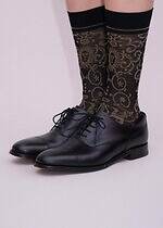 キワンダキワンダ“ポップ・アート風”バナナの靴下や煌めく星柄ソックス - ユニセックスで｜写真5