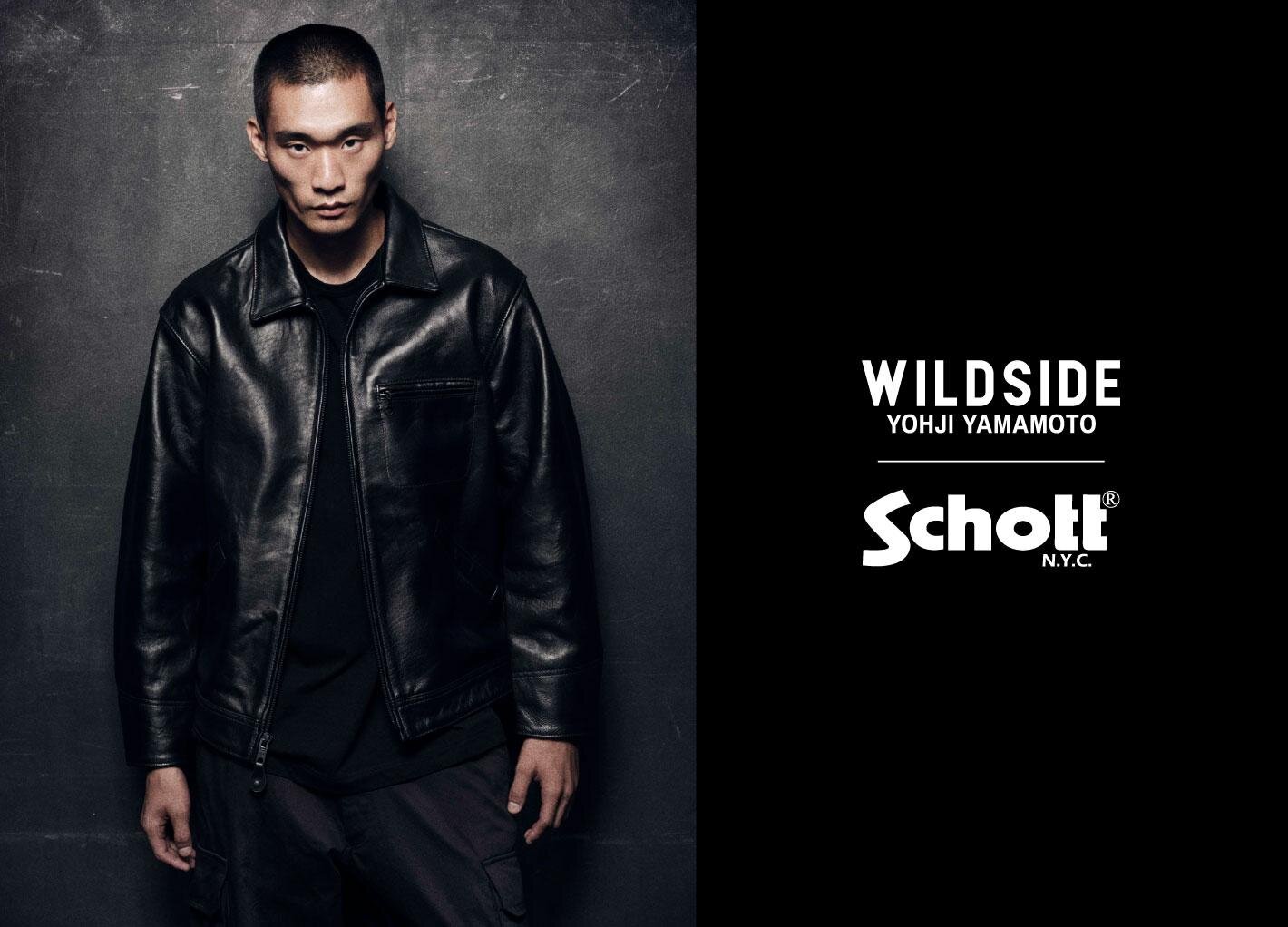 ワイルドサイド ヨウジヤマモト×ショットのレザージャケット - パーツを黒で統一、無骨な佇まいに｜写真6