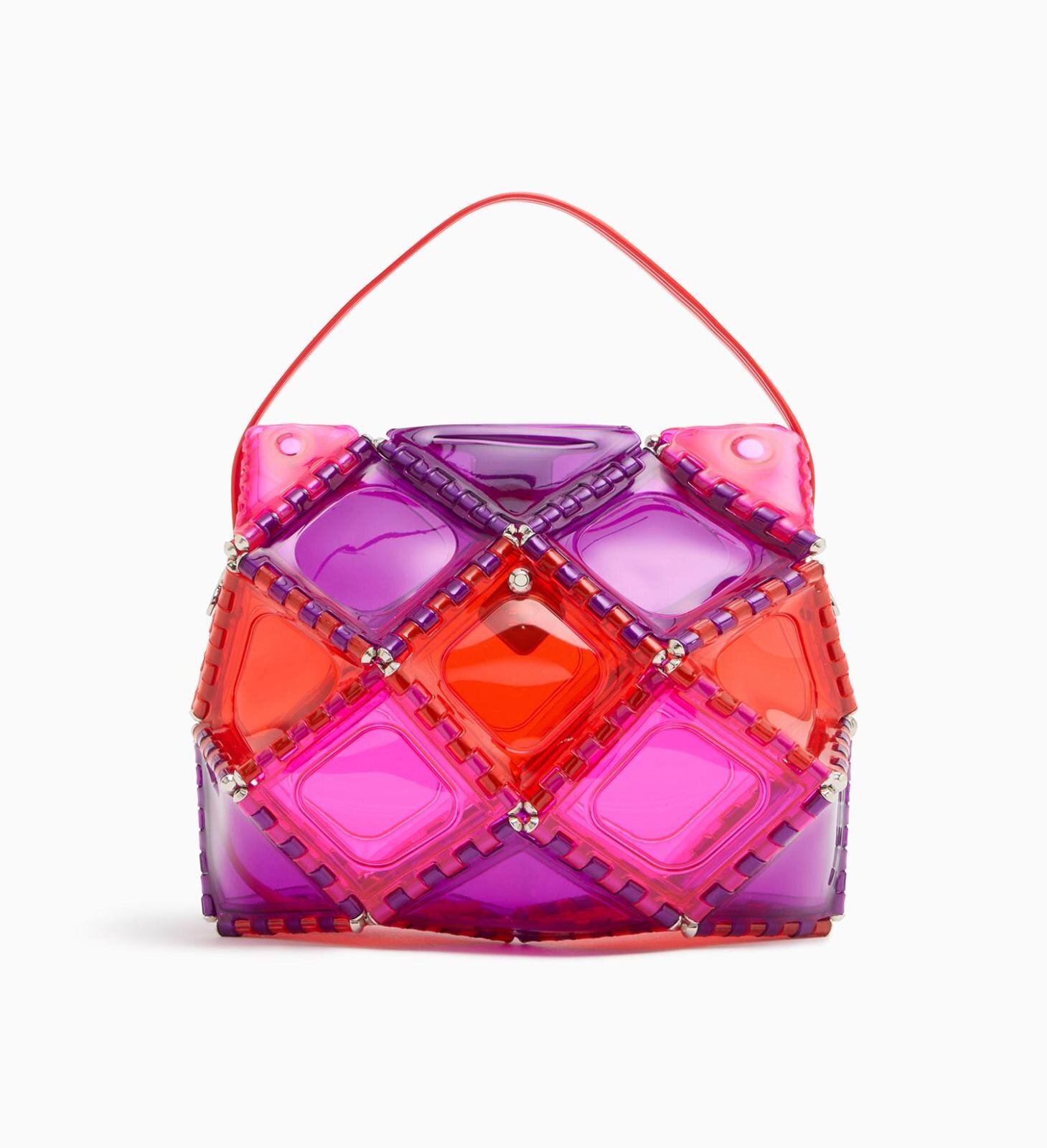 ゴジュウニ バイ ヒカルマツムラ“きらめく四角形パネル”の2WAYバッグ、安達祐実とコラボ｜写真2