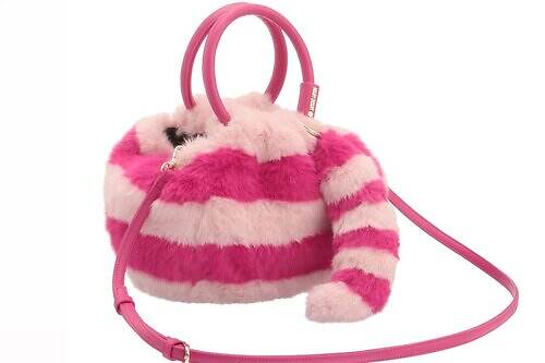 マリークワント『アリス イン ワンダーランド』ふわふわチェシャ猫バッグ＆アリス柄カーディガン