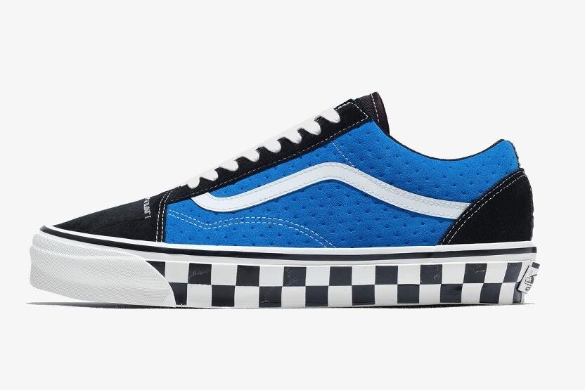 Vans×ミタスニーカーズ「オールドスクール」スニーカー、青空＆アスファルトカラーで