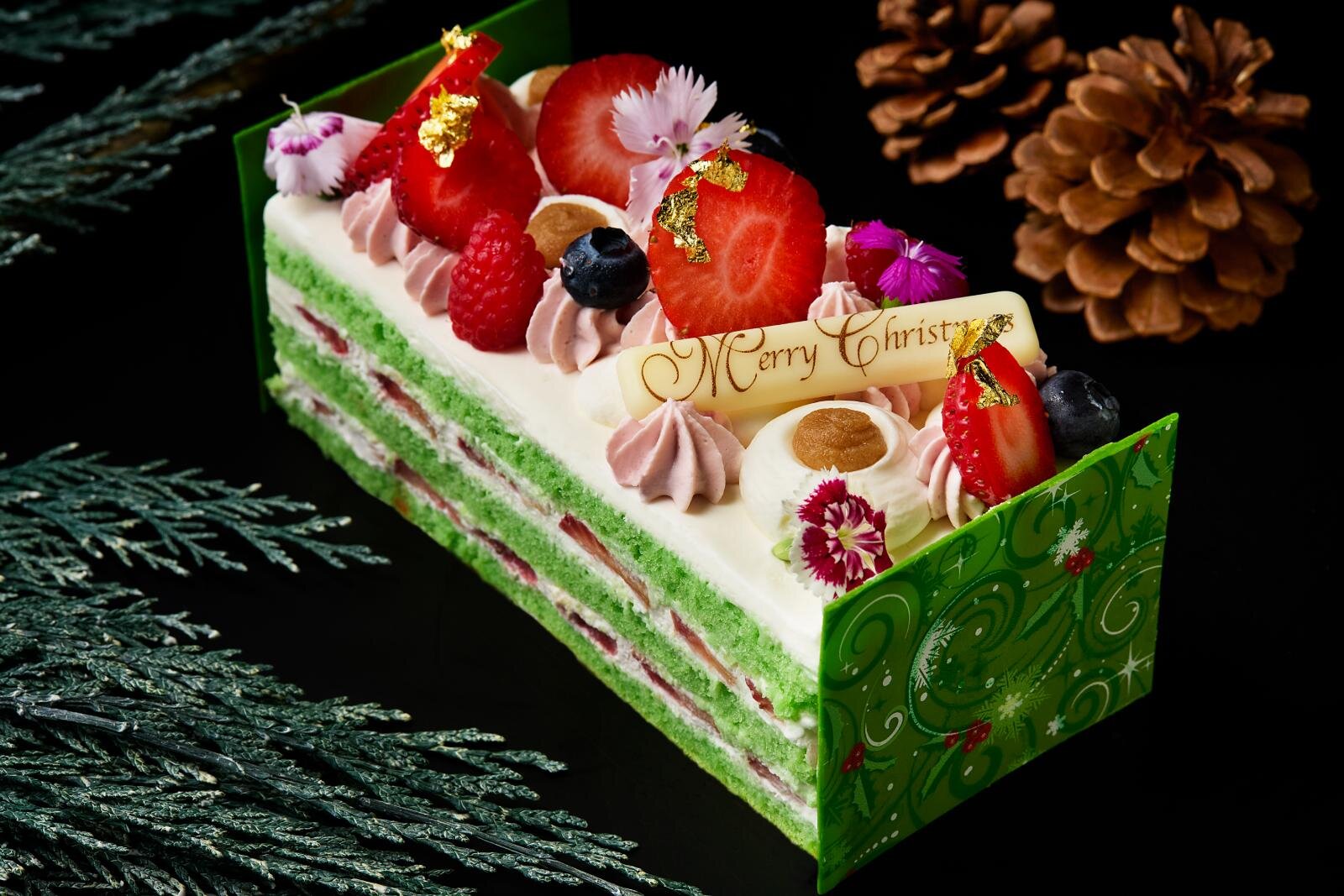 シャングリ・ラ 東京25年クリスマス、“雪の家”着想ビッグサイズの苺のショートケーキ＆トレインケーキ｜写真8