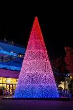 テラスモール湘南のイルミネーション、“湘南の海景色着想”毎日色が変わる巨大ツリー｜写真5