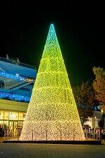 テラスモール湘南のイルミネーション、“湘南の海景色着想”毎日色が変わる巨大ツリー｜写真3