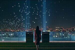 渋谷スカイで光と音の冬イベント、“ミラーバルーン”煌めく幻想空間＆シャボン玉舞うルーフトップ