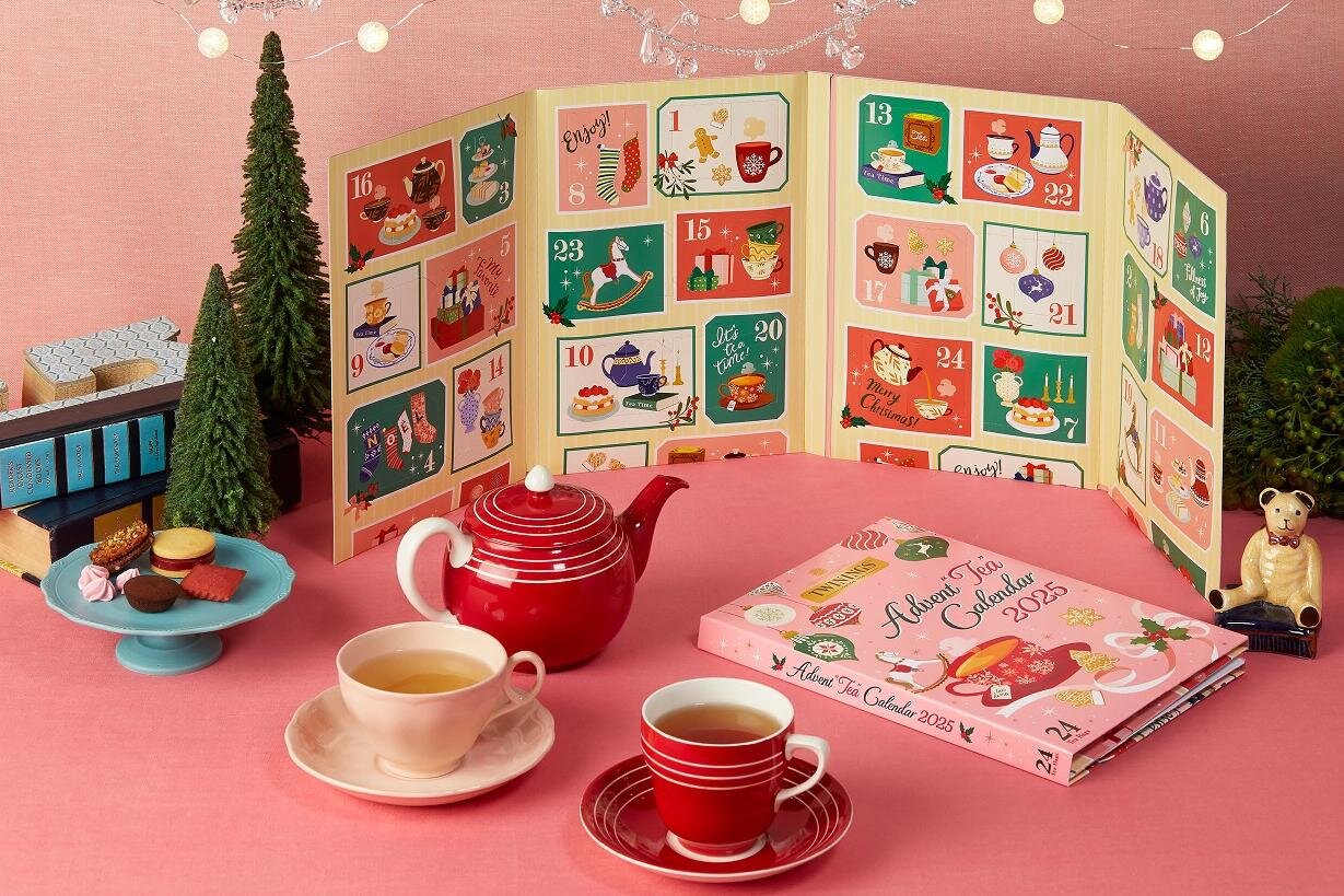 ギフト(プレゼント)｜トワイニングのブック型「アドベント ティー カレンダー」人気紅茶や限定フレーバー24種入り