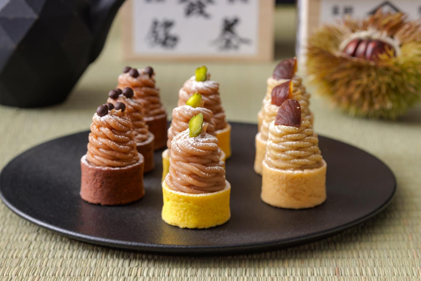3か国の栗を使用したモンブランの食べ比べ