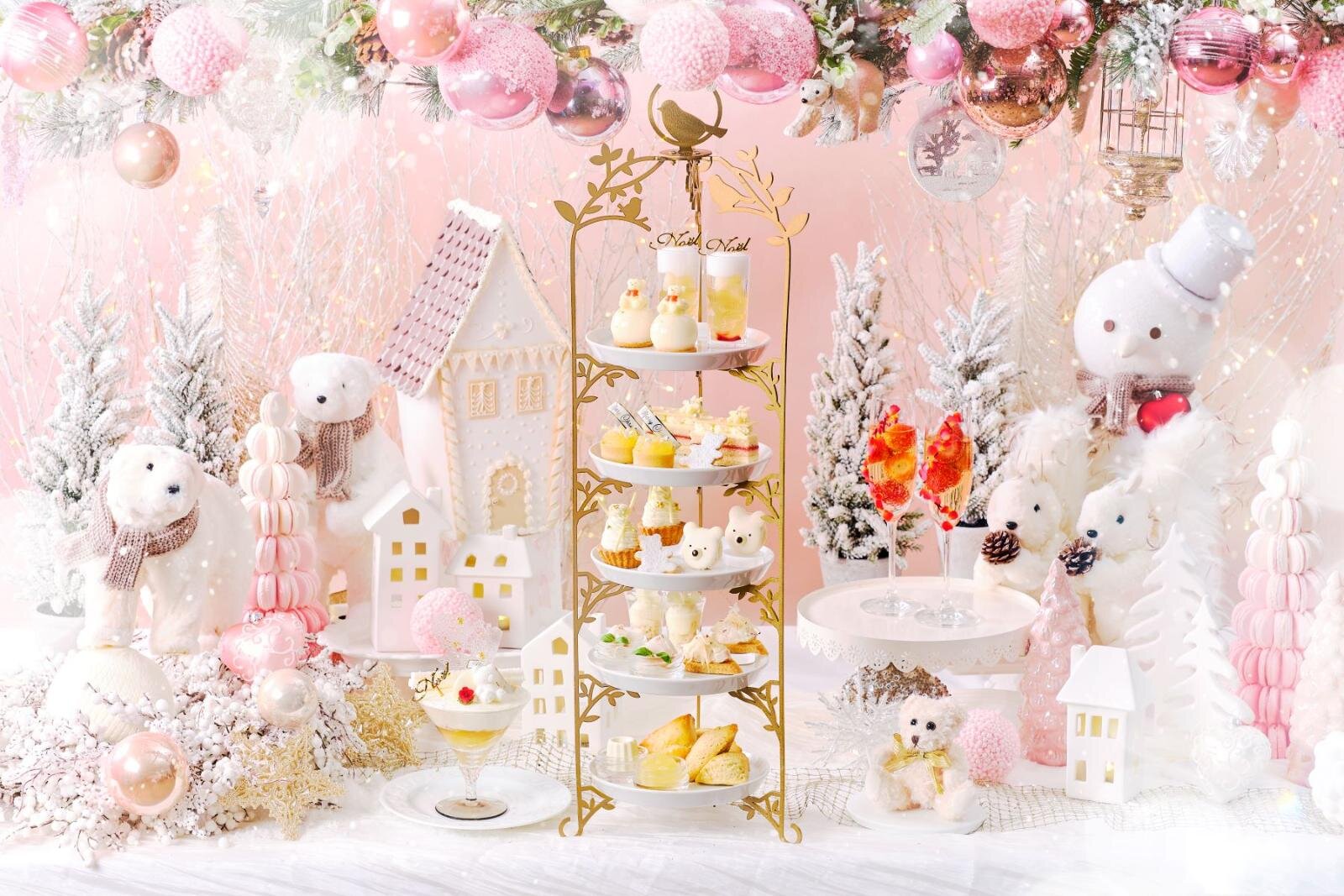 「ホワイトベアのクリスマスアフタヌーンティー」1名 5,800円～※サービス料15％込。