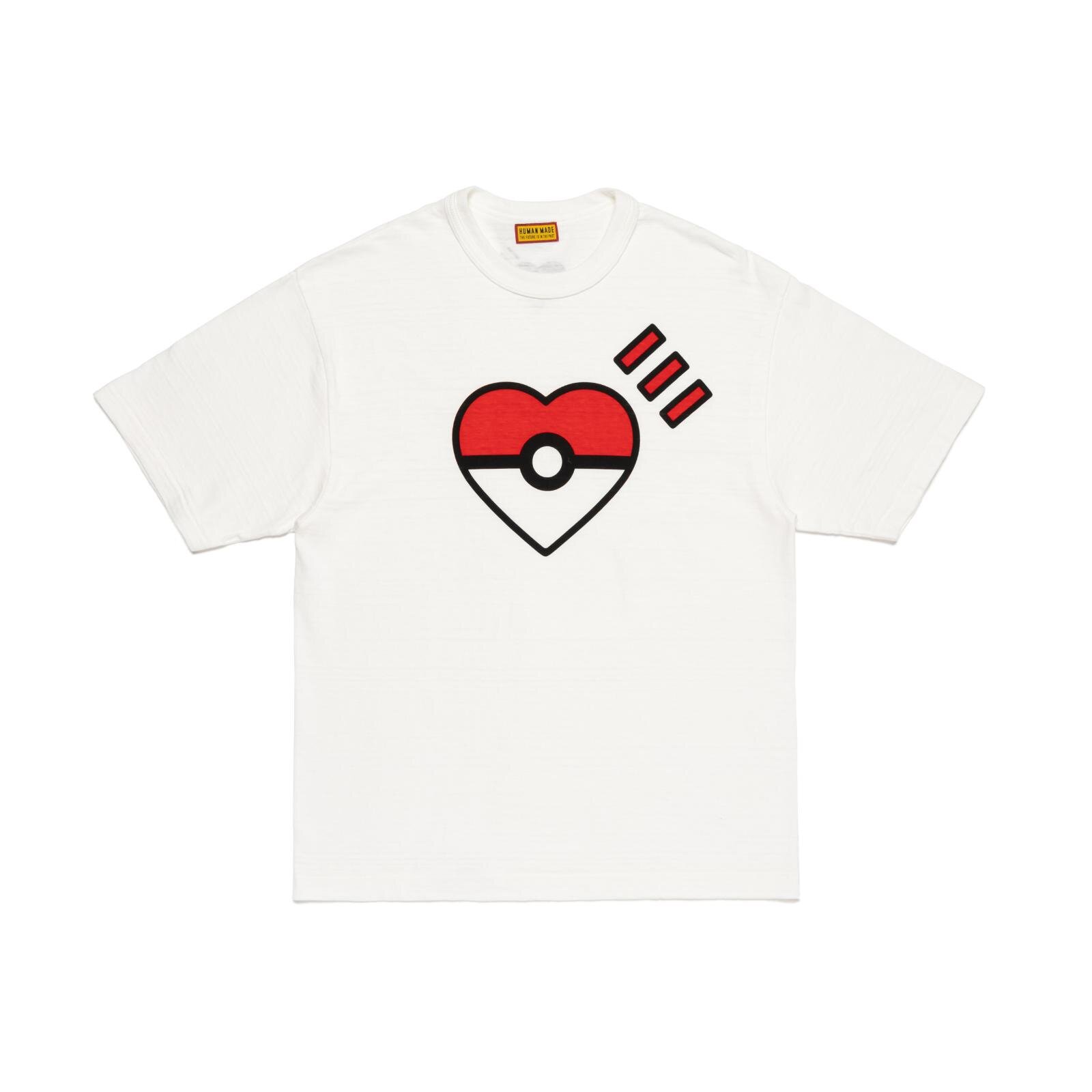 ヒューマンメイド×ポケモン“ハートロゴ”を抱えるピカチュウTシャツやジャケット、クッションも｜写真18