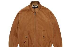 ワコマリア×バラクータのジャケット「G9」スエードレザー＆レオパード柄裏地で