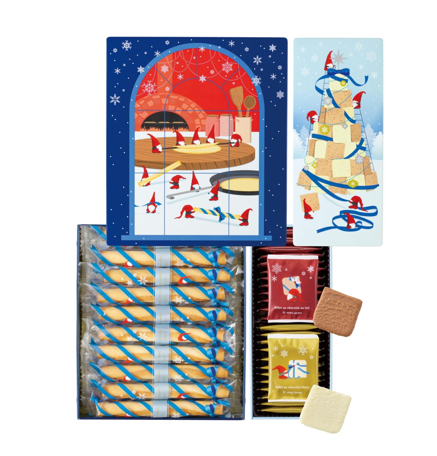 ヨックモック25年クリスマス限定クッキー＆シガール缶、“サンタや妖精”描いた年号入りデザイン｜写真9