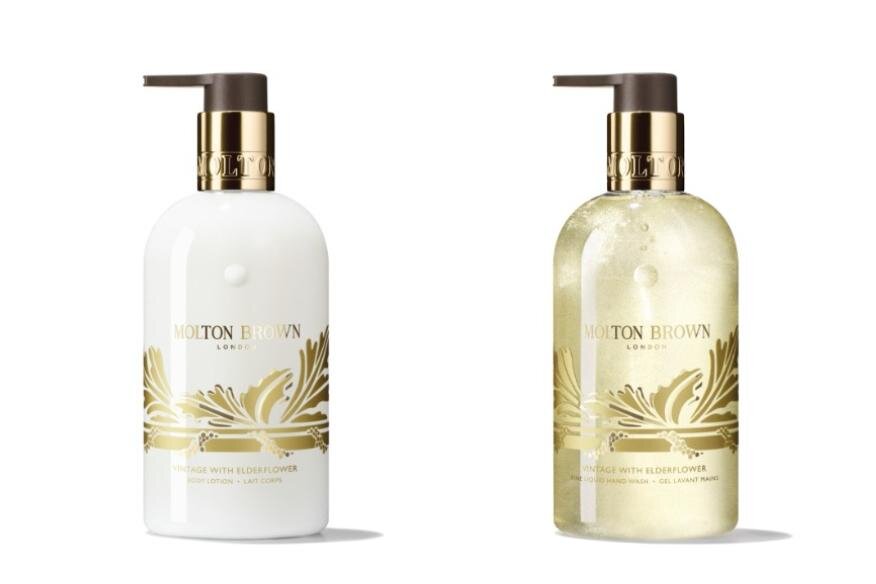モルトンブラウン25年クリスマスコスメ、“シャンパン”着想ボディケア＆オーナメント風ボックスのミニ香水