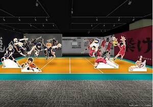 映画『劇場版ハイキュー‼ ゴミ捨て場の決戦』没入展覧会が六本木で、選手再現パネル＆名シーン原画の展示｜写真2