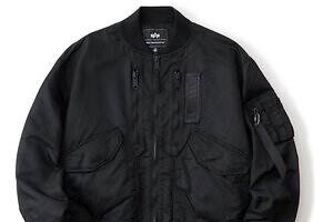 ホワイトマウンテニアリング“オールブラック”MA-1ジャケット、アルファ インダストリーズとコラボ