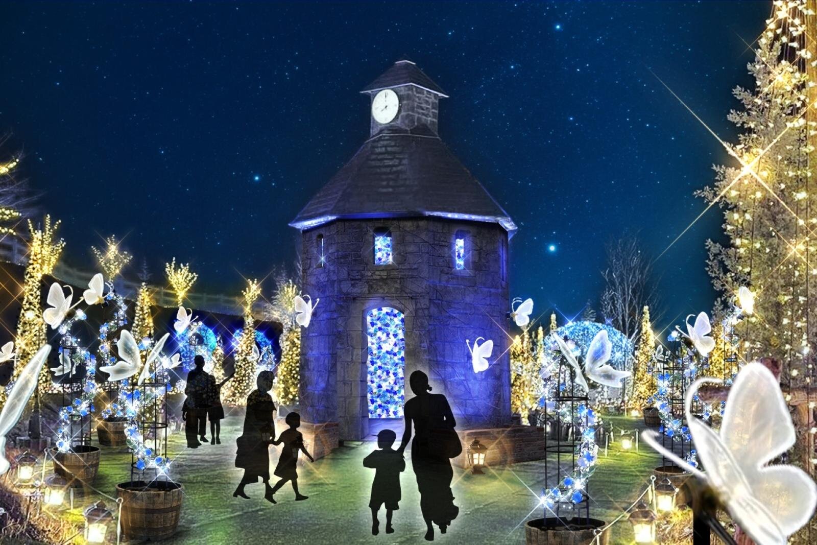 “蝶と花”の関西最大級イルミネーション「ヒカリウム2025」滋賀・ローザンベリー多和⽥で｜写真5