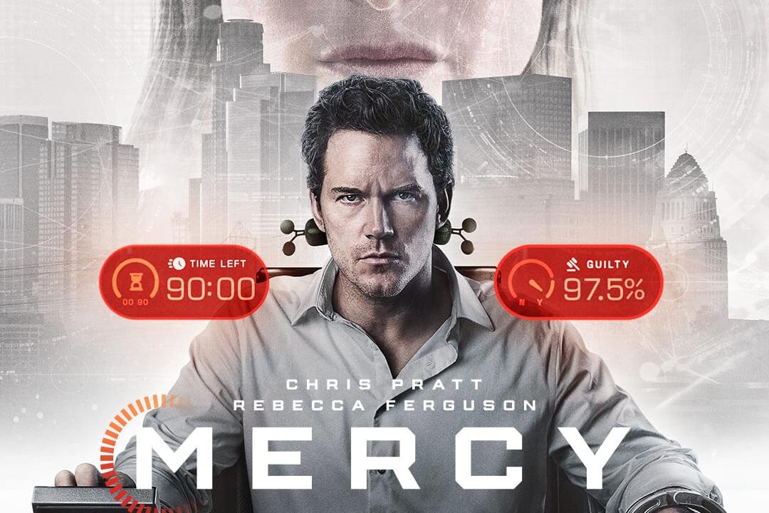 映画『MERCY／マーシー AI裁判』クリス・プラット＆レベッカ・ファーガソンが対峙、AIが裁く世界で