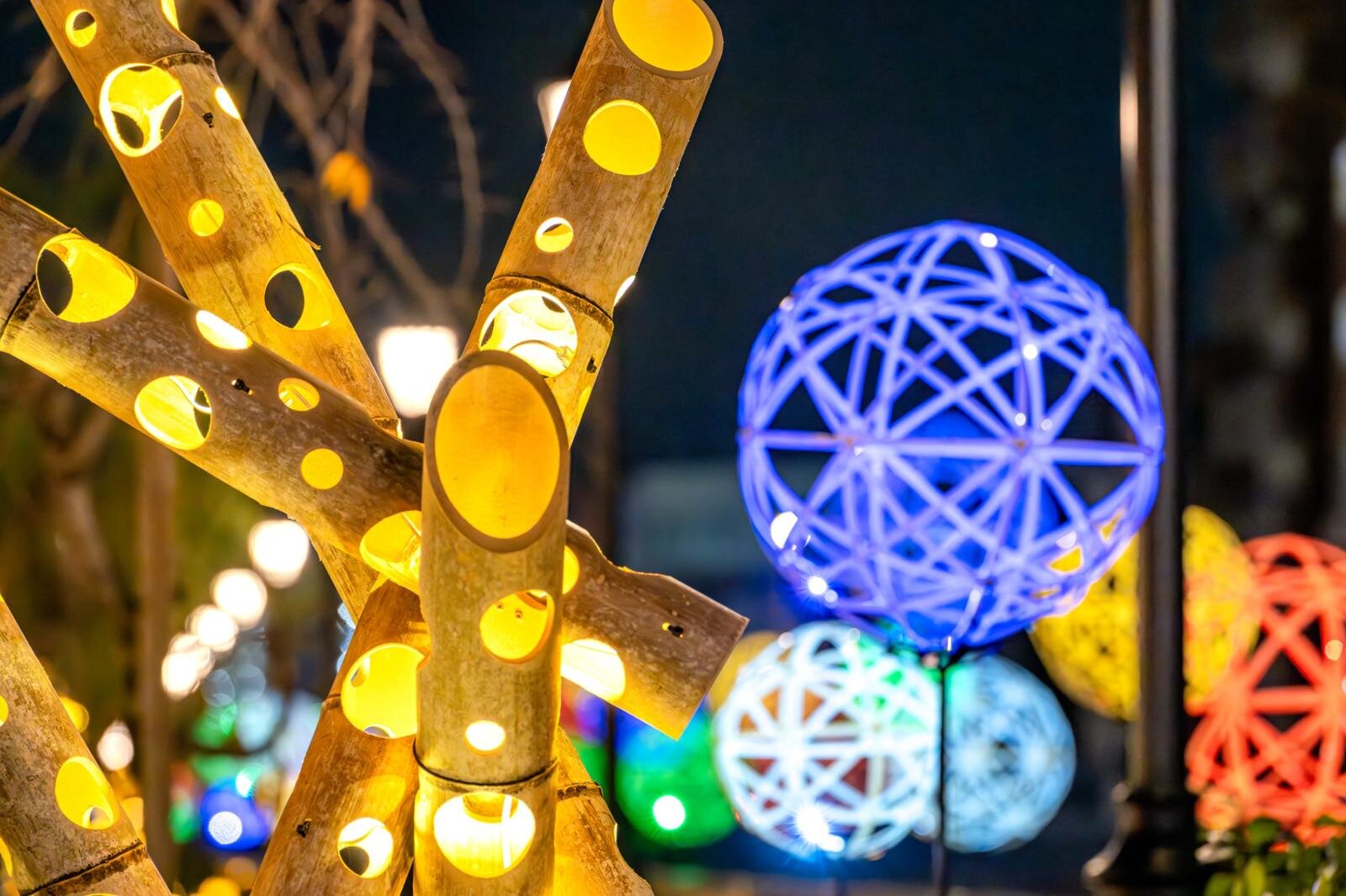 「竹あかり」ライトアップで幻想的な“光の道”が東京スカイツリータウン～浅草に、ナイトクルーズも