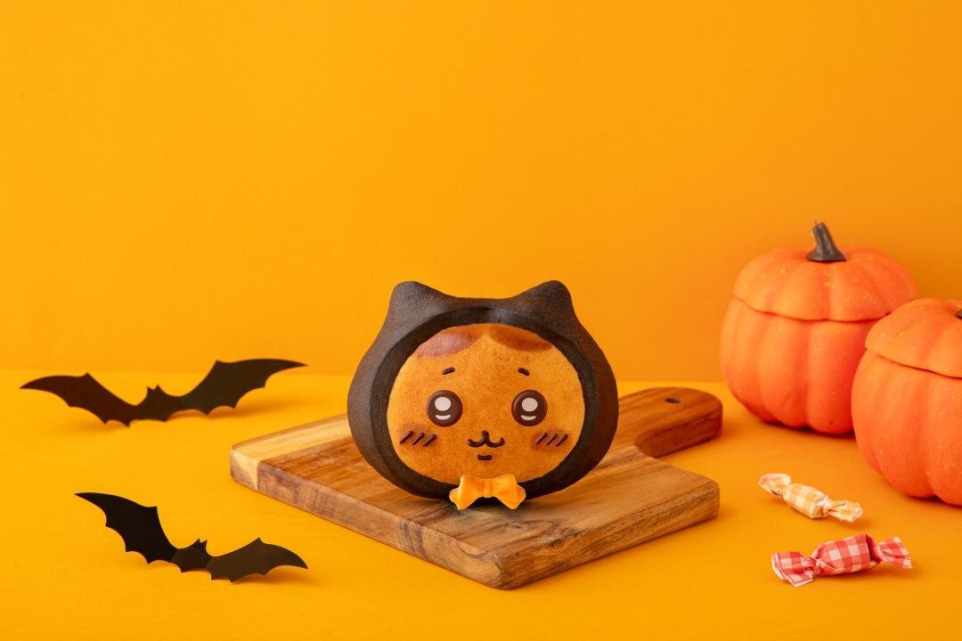 「ちいかわベーカリー」ハチワレたちが“黒猫”に！栗あん・ほうじ茶クリーム入りハロウィン限定パン｜写真3