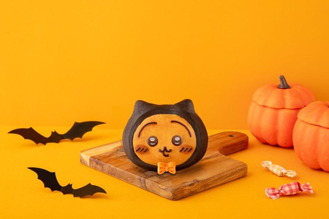 「ちいかわベーカリー」ハチワレたちが“黒猫”に！栗あん・ほうじ茶クリーム入りハロウィン限定パン｜写真2