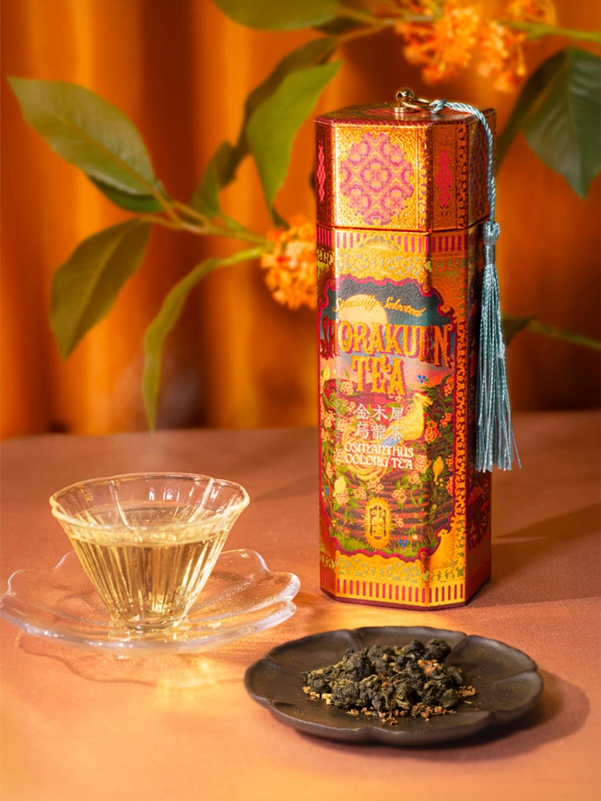 「小楽園のお茶箱 金木犀烏龍茶」12g 4,320円