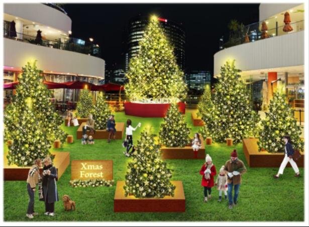「ニコアンド×横浜ベイクォーター クリスマスフォレスト」 開催期間：2025年11月1日(土)～12月25日(木)