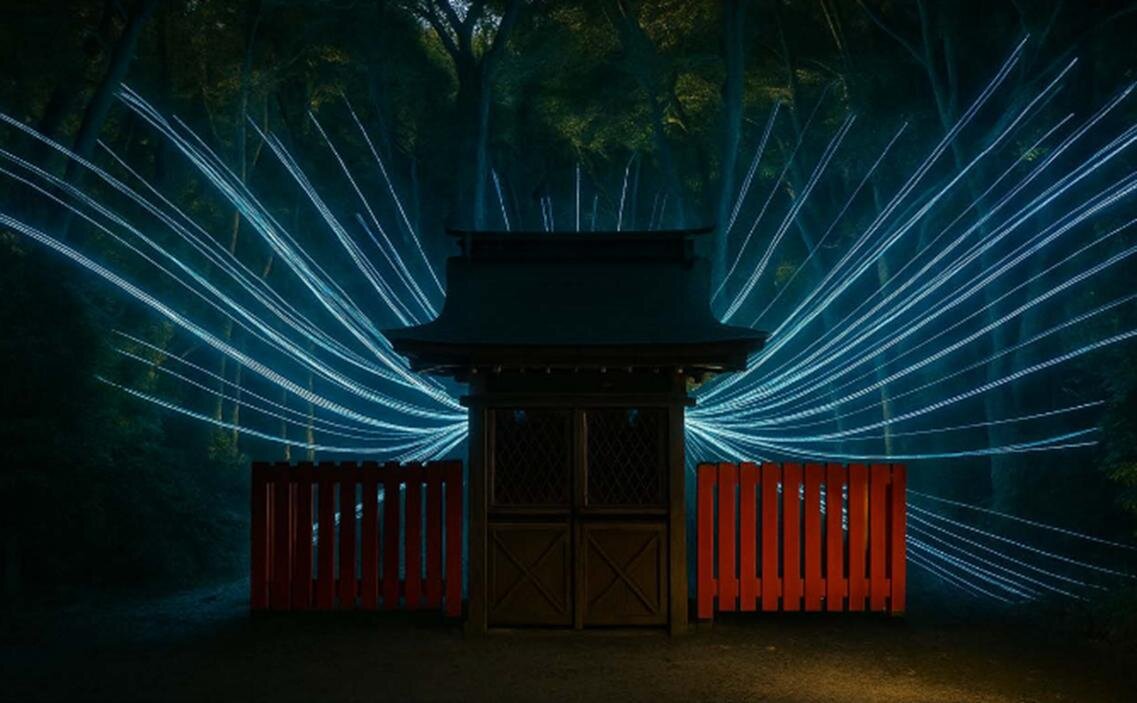 半木神社のインスタレーション(イメージ)