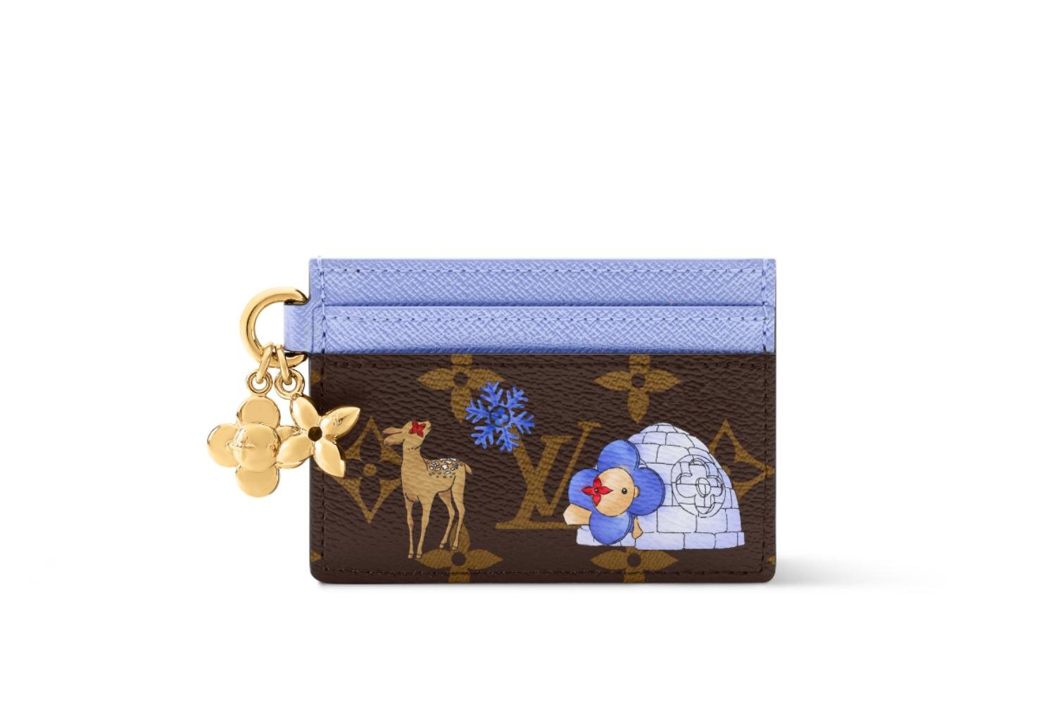 カードケース ポルト カルト・LV チャーム(W10.2×H7.3×D0.3cm) 82,500円