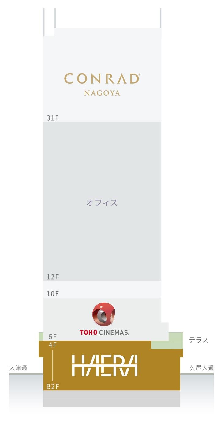 「ハエラ(HAERA)」パルコ×大丸松坂屋百貨店の新商業施設が愛知の「ザ・ランドマーク名古屋栄」に｜写真5