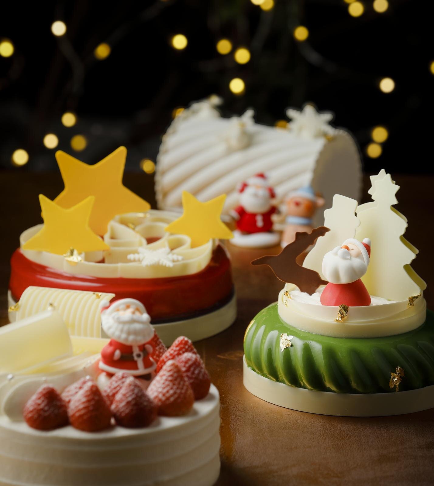 フォーシーズンズホテル大阪、“ホワイトクリスマス”着想純白のブッシュ・ド・ノエル＆ピスタチオケーキ｜写真1