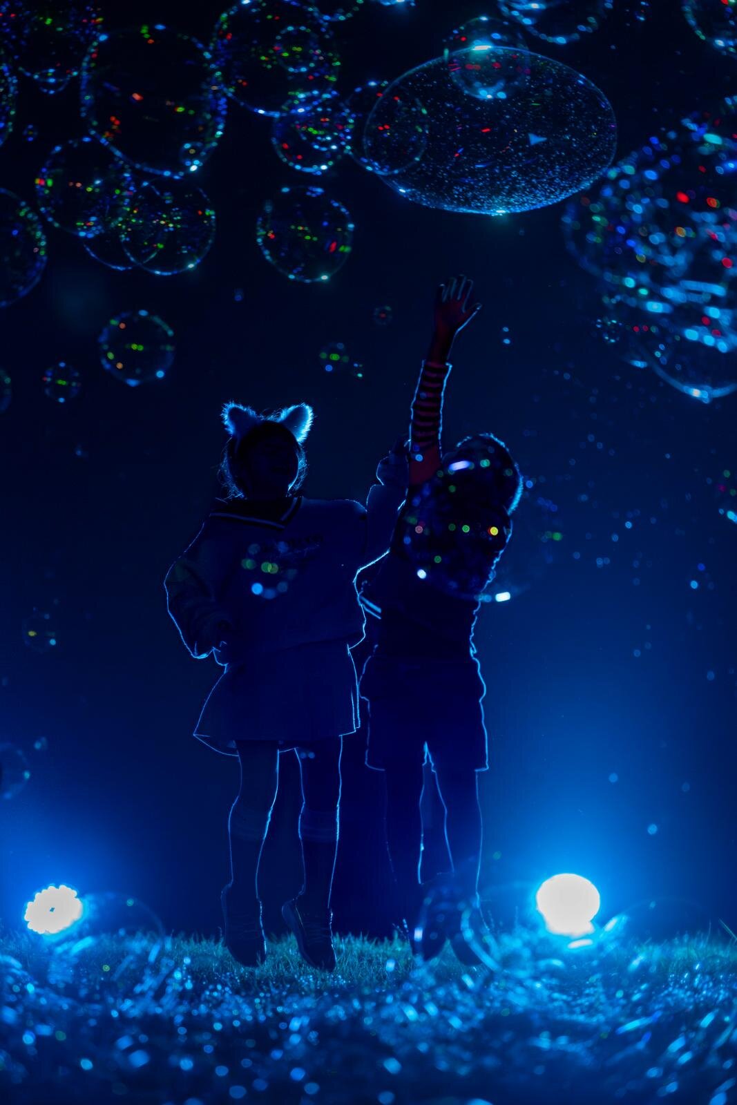 群馬・みなかみ町温泉街の秋ライトアップイベント、虹色イルミネーションが彩る公園＆ナイト足湯も｜写真10