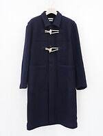 イタリア製 BALENCIAGA ダッフルコート カシミヤ85%シルク14% イタリア製 BALENCIAGA ダッフルコート カシミヤ85%シルク14