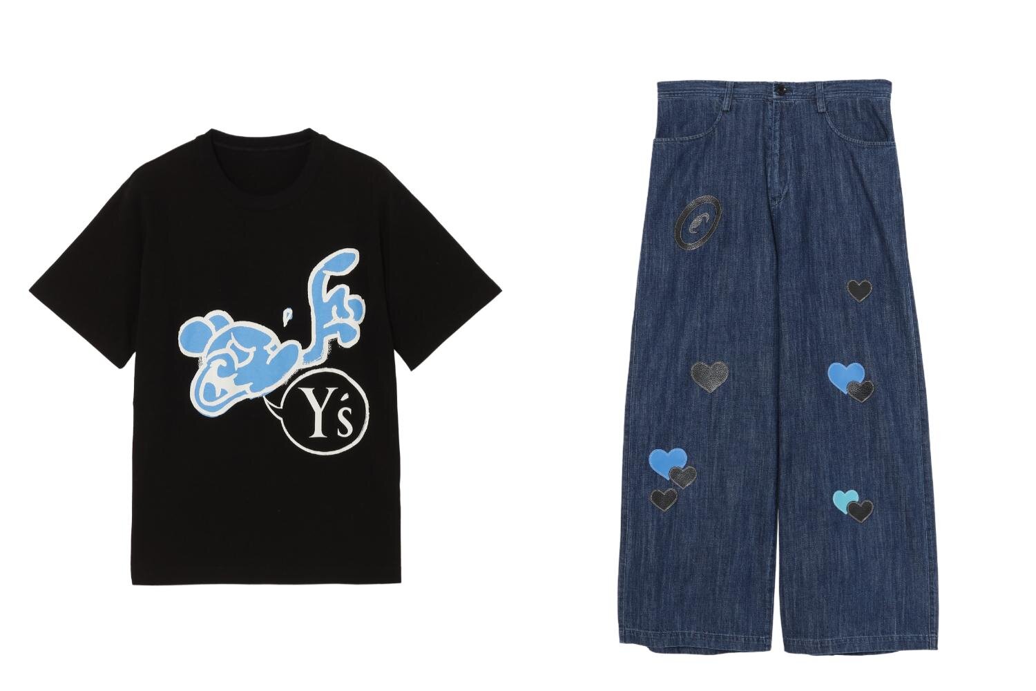 Y's“ハートパッチ”並ぶウールギャバジャケットやデニム、コイン パーキング デリバリーとコラボ