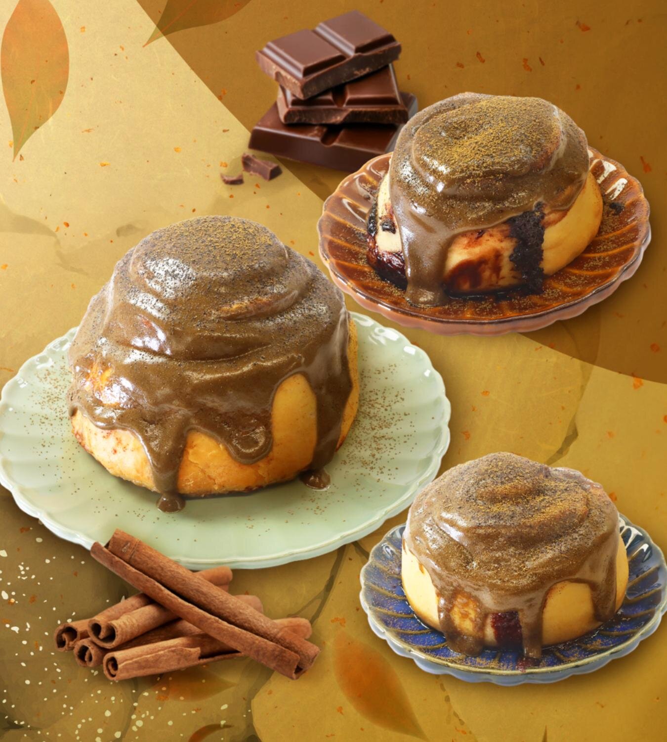 (上から)「ほうじ茶ミニチョコボン」「ほうじ茶ボンクラシック」「ほうじ茶ミニボン」