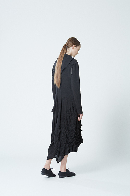 ヨウジヤマモト プリュス ノアール(YOHJI YAMAMOTO +NOIR) 2015年春夏ウィメンズコレクション シルエット - 写真10