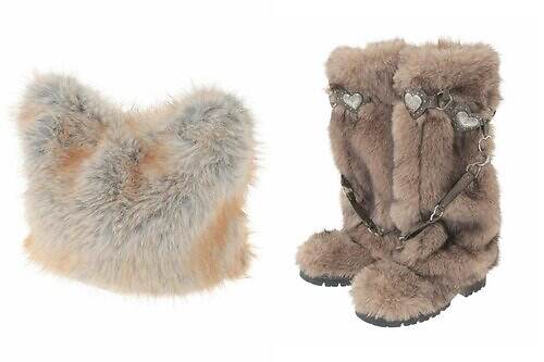 キャンディ ストリッパー“ふわふわファーアイテム”、猫耳ハット＆メリージェーンにもなる3WAYブーツ