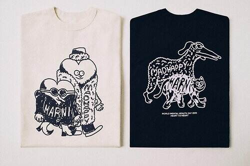 マルニ×マッドハッピーがコラボ、楽観的な動物プリントのTシャツやスウェットフーディ