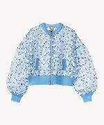 ミュベール“花柄オーガンジー”の上品ブルゾン＆ラップスカート、レモンモチーフのフープイヤリングも｜写真5