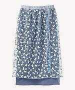 ミュベール“花柄オーガンジー”の上品ブルゾン＆ラップスカート、レモンモチーフのフープイヤリングも｜写真11