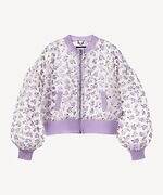 ミュベール“花柄オーガンジー”の上品ブルゾン＆ラップスカート、レモンモチーフのフープイヤリングも｜写真7