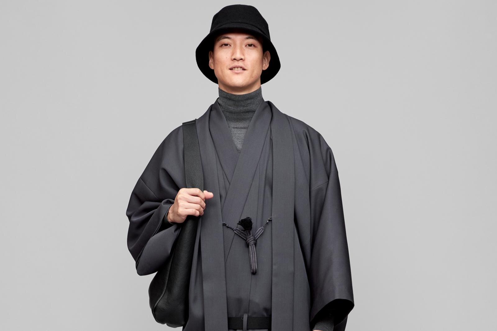 Y. & SONS×グラフペーパー“帯いらず”のウールギャバジン着物＆着物の上から羽織れるコート