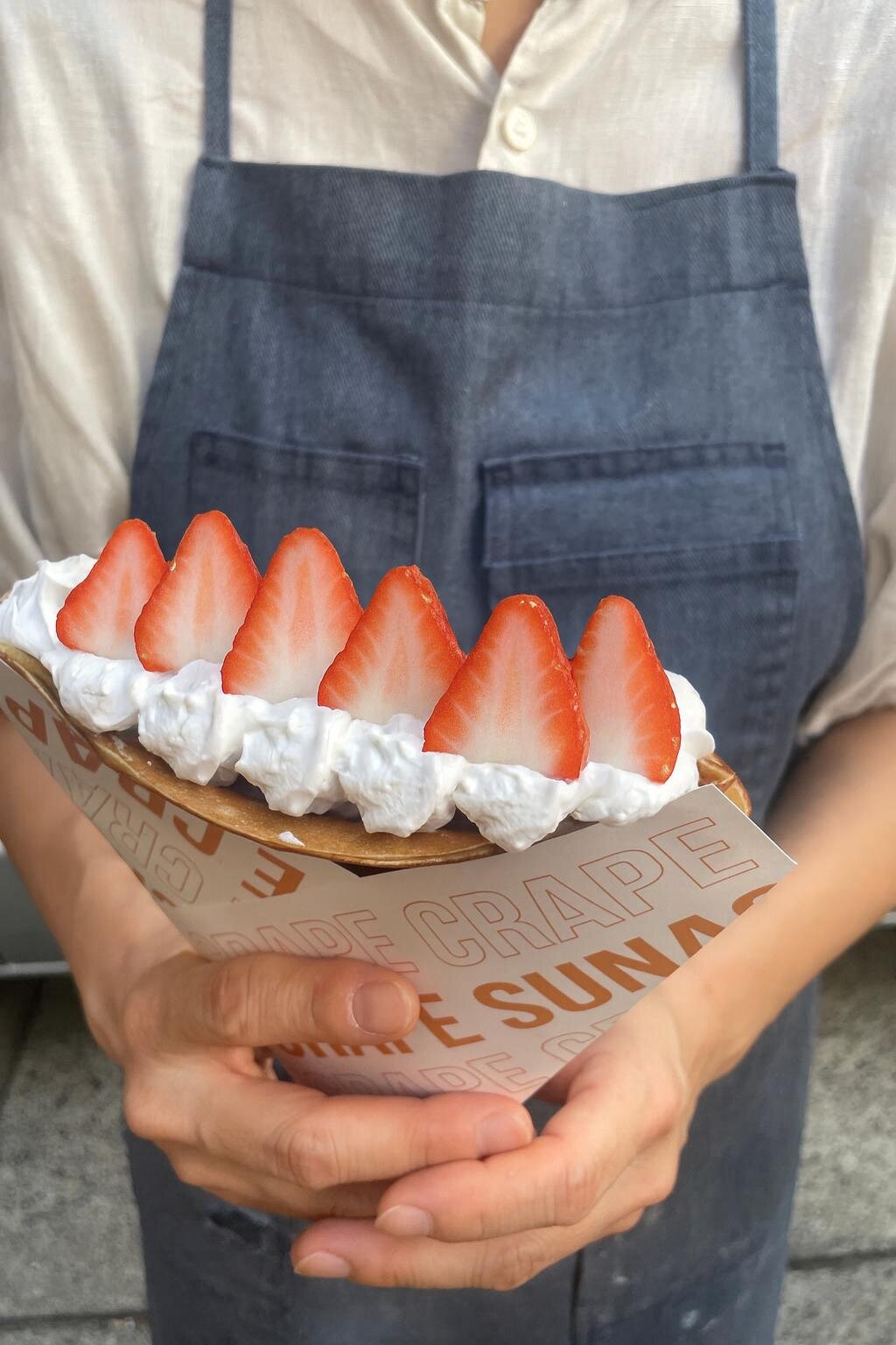 SUNAO COFFEE いちごクレープ 1,000円