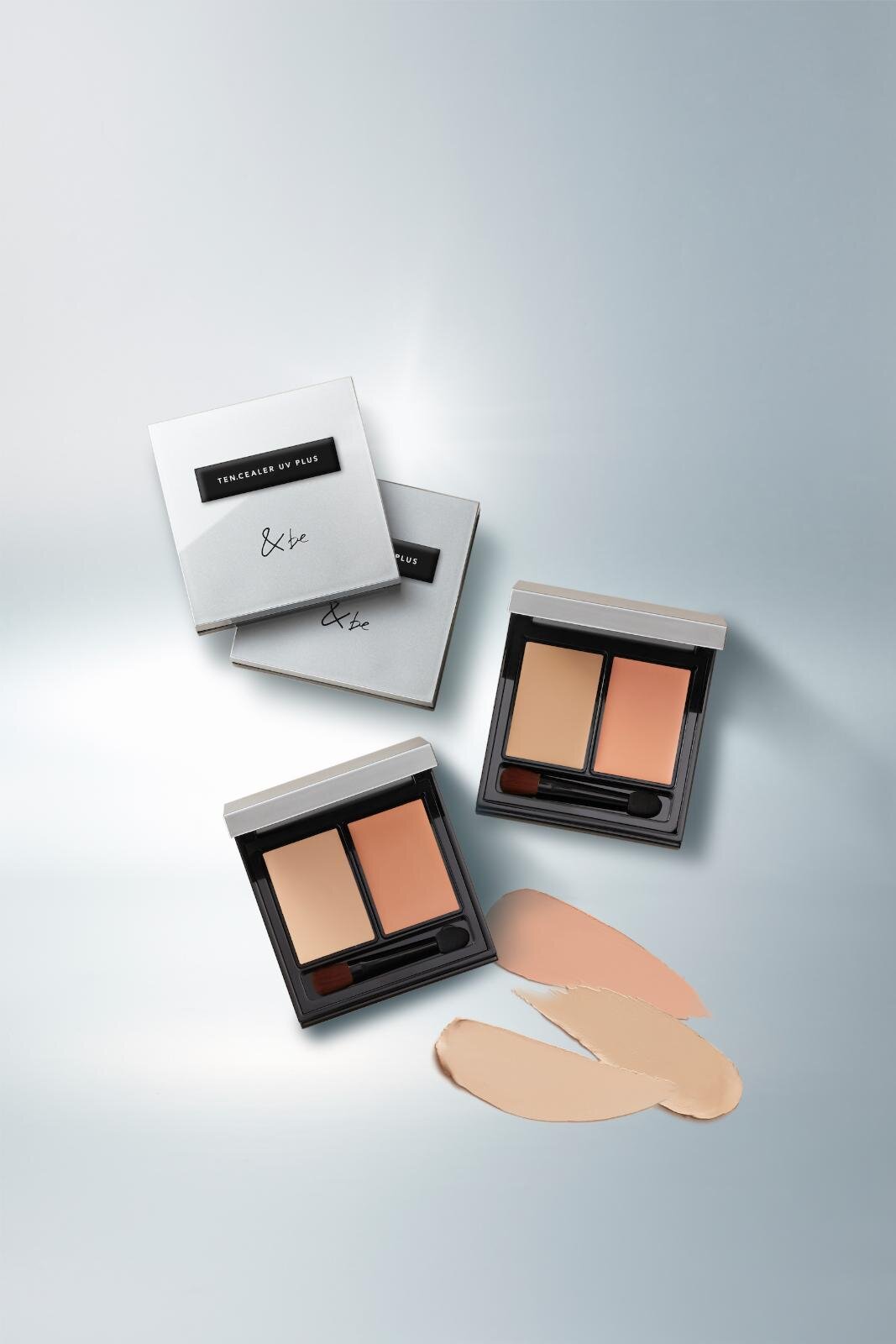 アンドビー25年冬ベースメイク、カバーからカラー補正まで“1つで10役”UVコンシーラーパレット